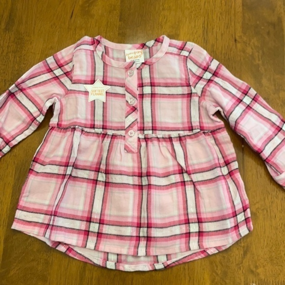 12 month babydoll flannel 006 - Picture 2 of 4